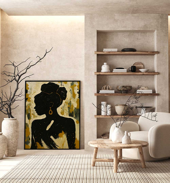 CROWNED IN SOLITUDE , EXPRESSIONISM PAINTINGS