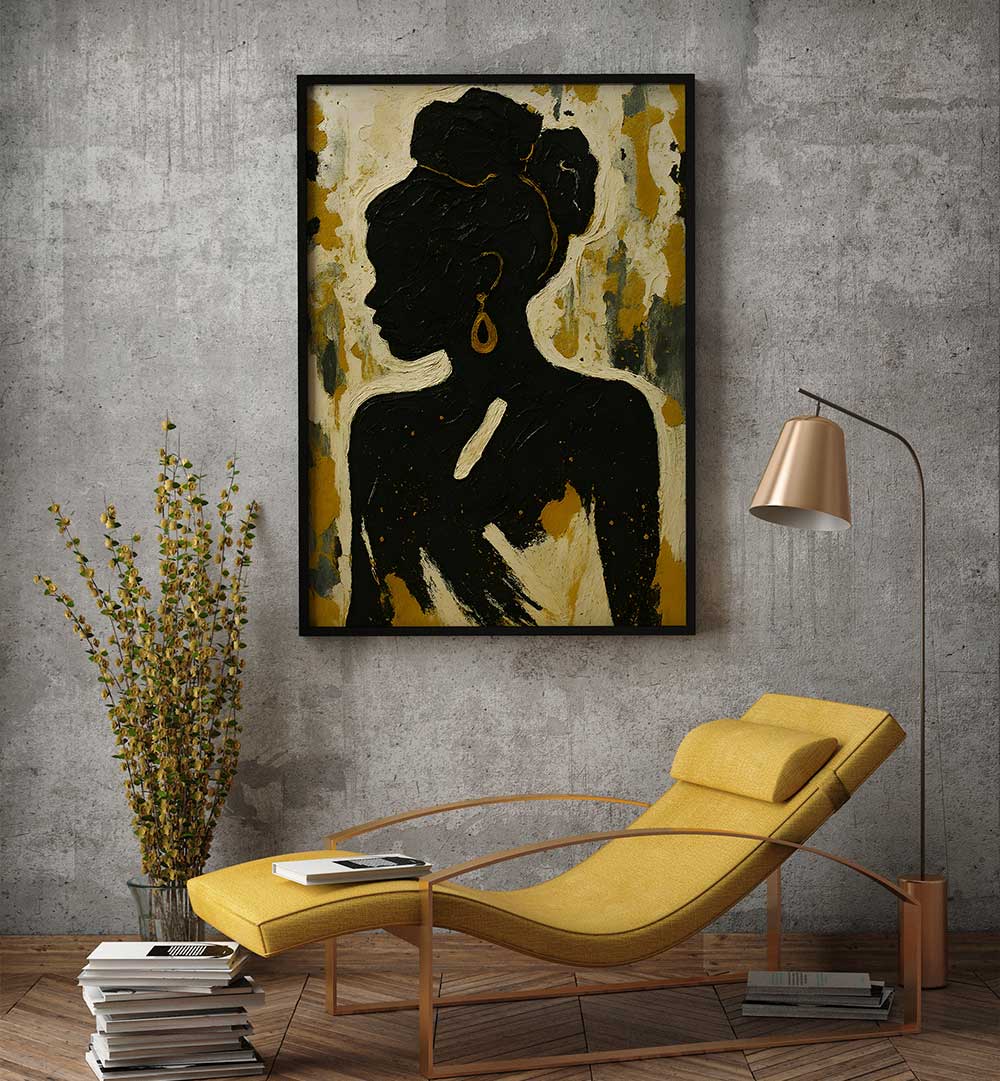 CROWNED IN SOLITUDE , EXPRESSIONISM PAINTINGS