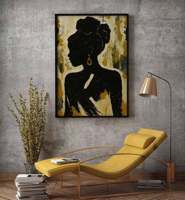 CROWNED IN SOLITUDE , EXPRESSIONISM PAINTINGS