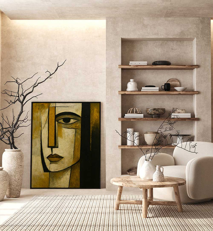 CUBIST STARE , EXPRESSIONISM PAINTINGS