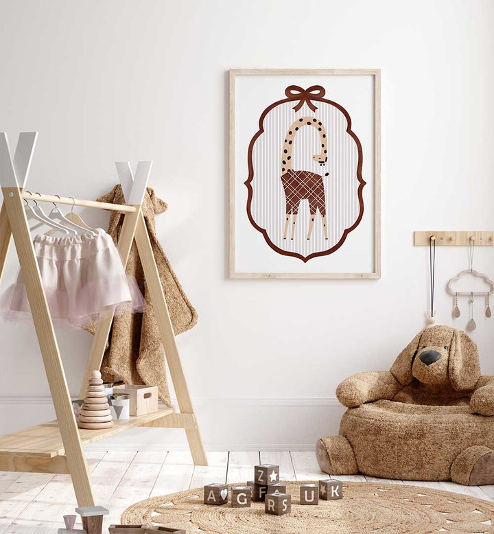 CURIOUS GIRAFFE , KIDS ROOM PAINTINGS