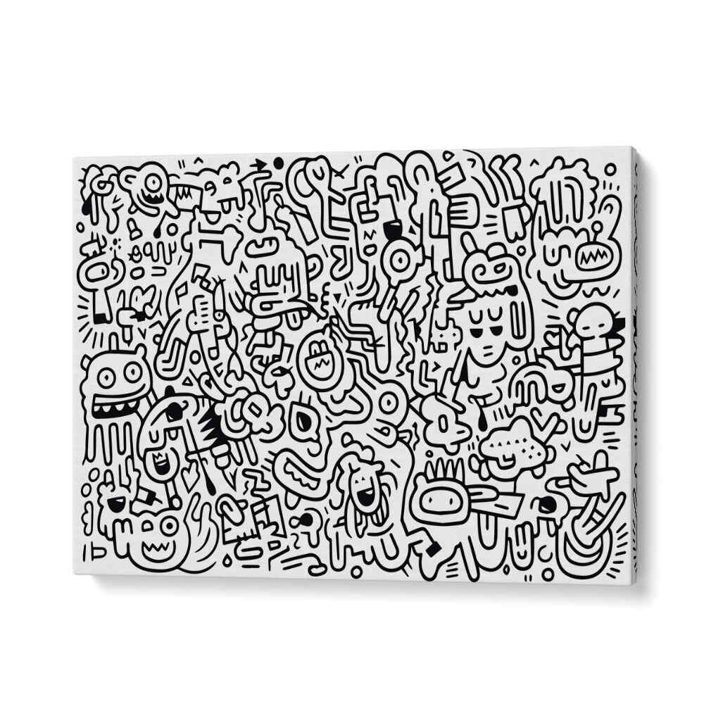 Curlicue Creations Doodle Art Artwork in Gallery Wrap