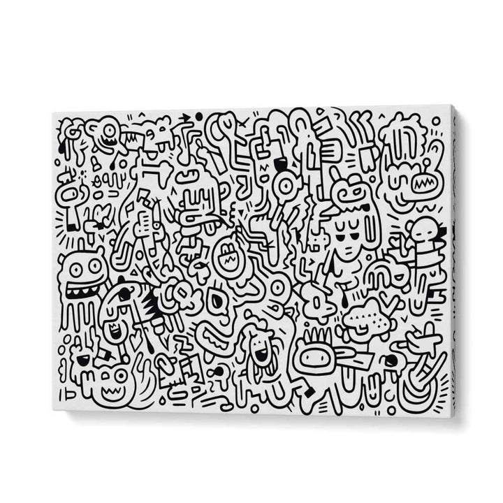 Curlicue Creations Doodle Art Artwork in Gallery Wrap