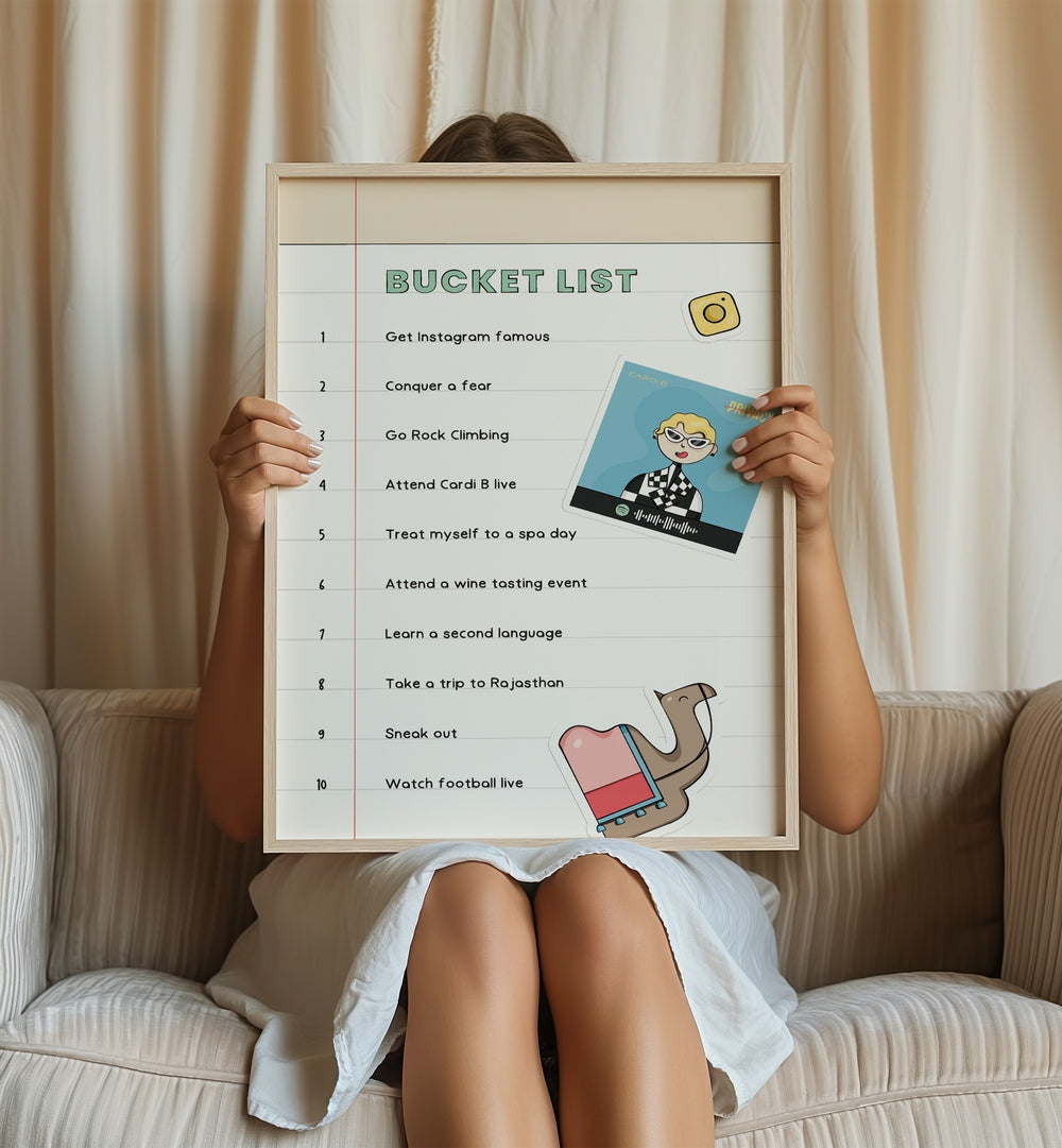  painting - CUSTOM BUCKETLIST by Asianmonk