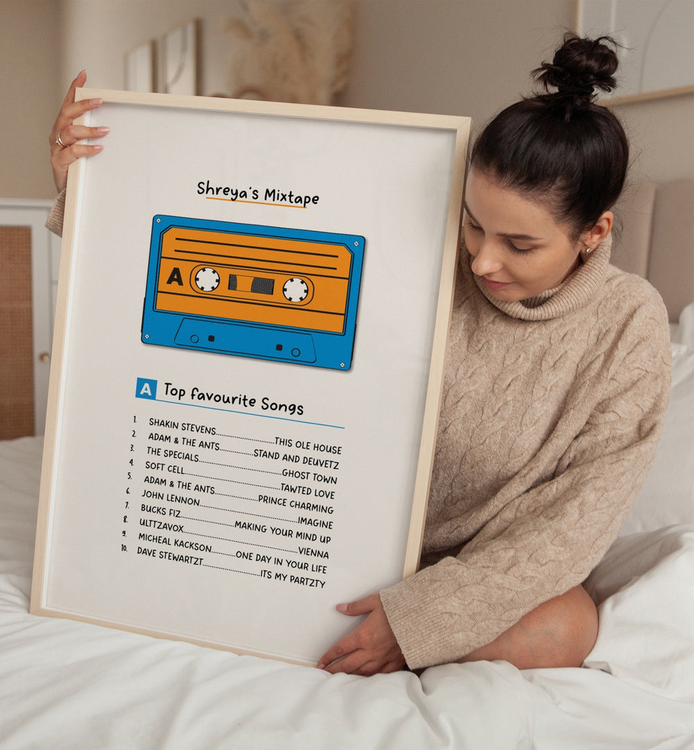  painting - CUSTOM MIXTAPE PRINT by Asianmonk