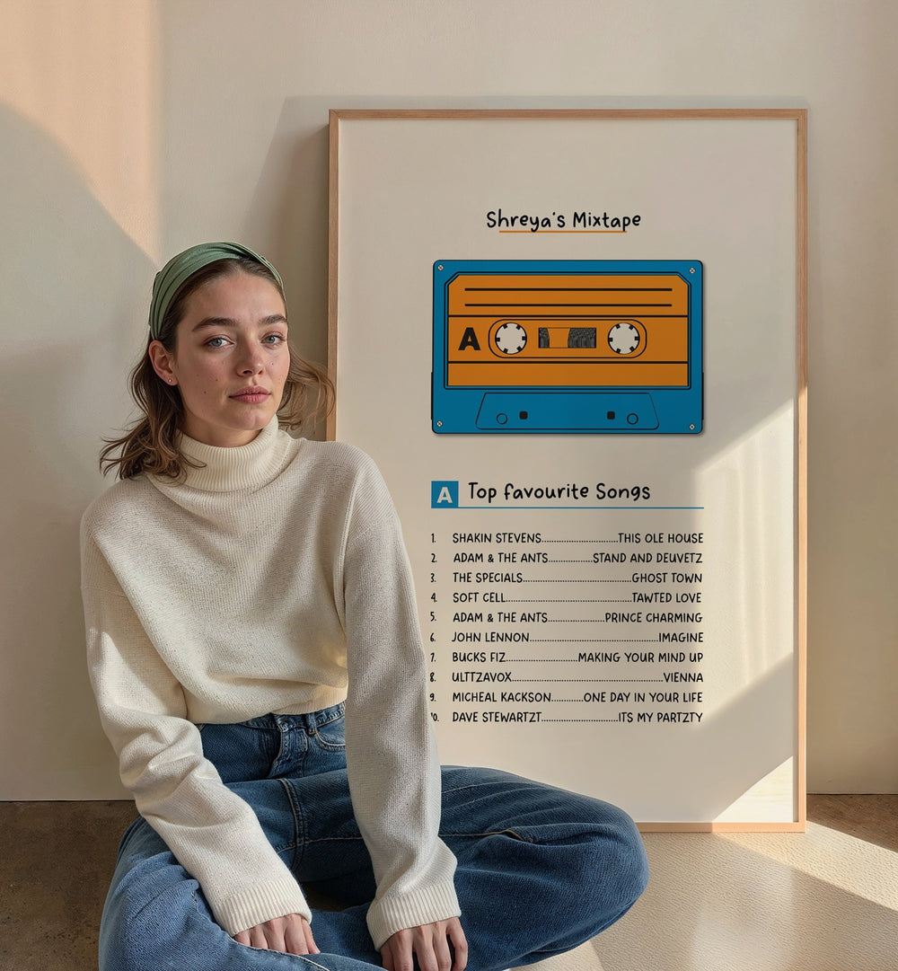  painting - CUSTOM MIXTAPE PRINT by Asianmonk