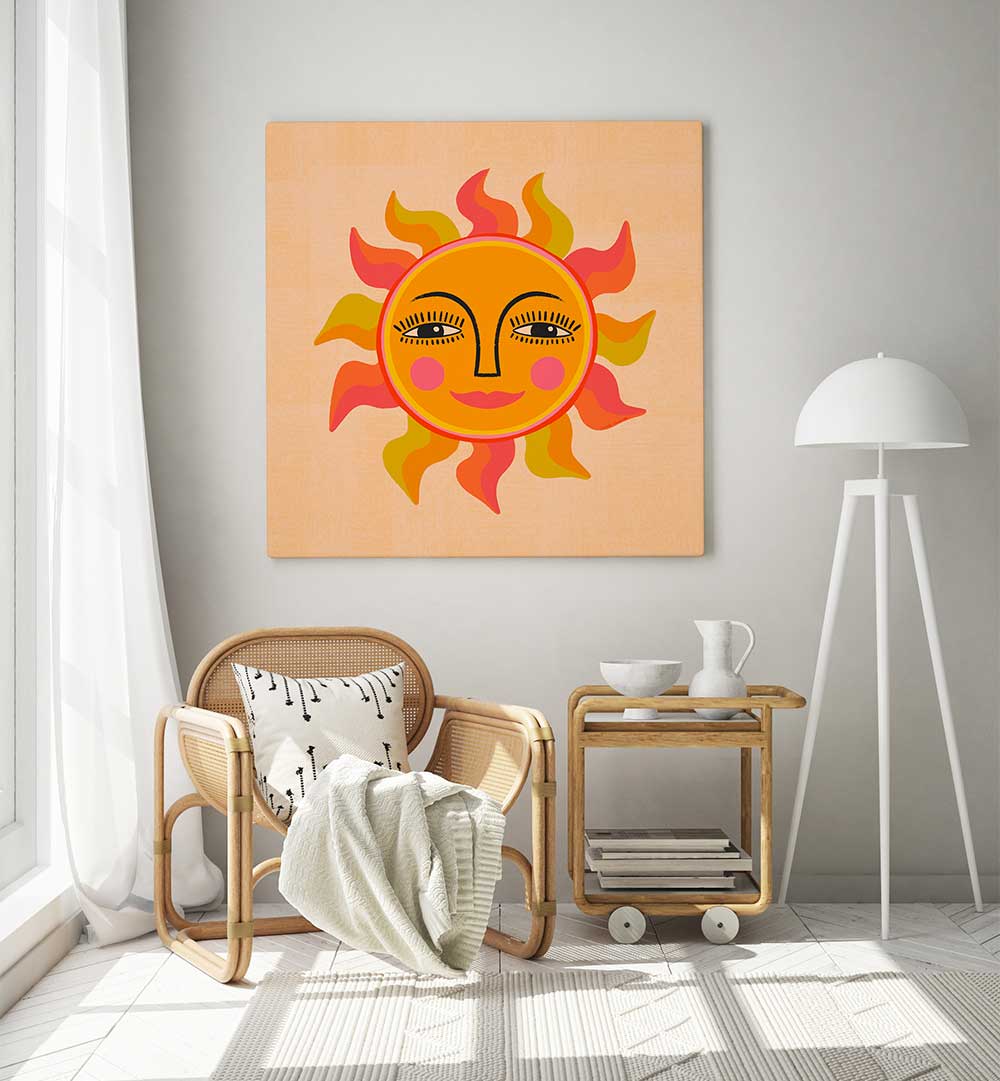 CUTE SUN , KIDS ROOM PAINTINGS