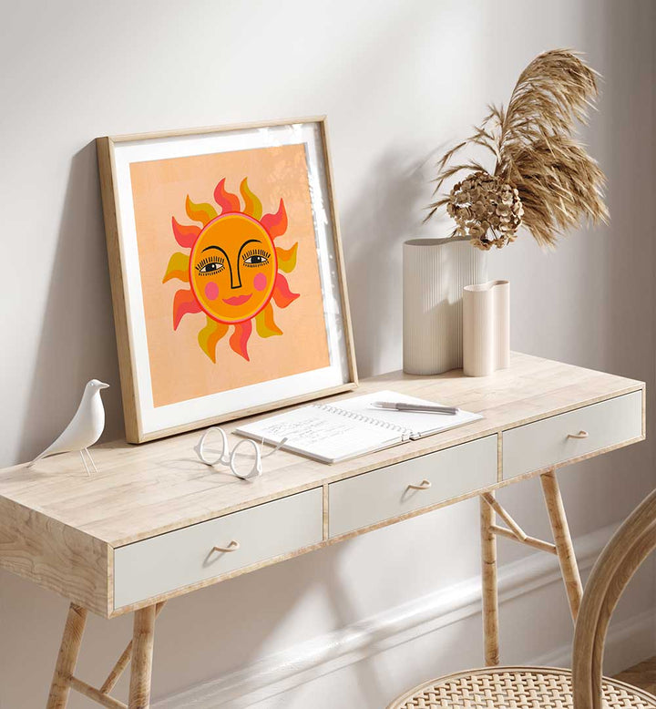 CUTE SUN , KIDS ROOM PAINTINGS