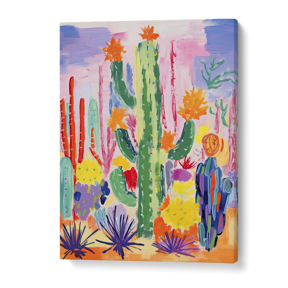 Cactus I  Kids Paintings in Gallery Wrap