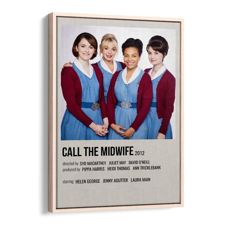 Call The Midwife 2012 Movie Posters in Oak Wood Floater Frame