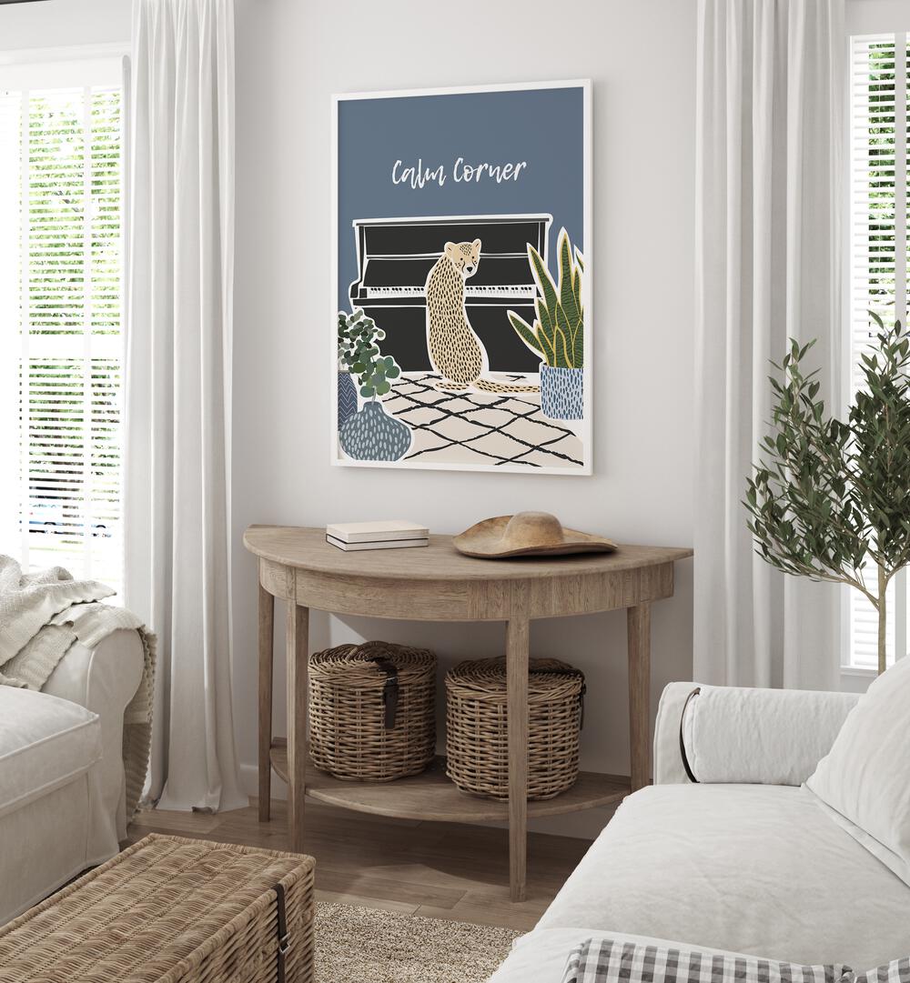 Calm Corner By Sarah Manovski Kids Room Art placed on wall 