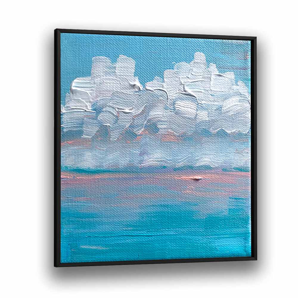 Candy Sunrise By Key And Sea Creative Landscape Art in Black Plain Frame