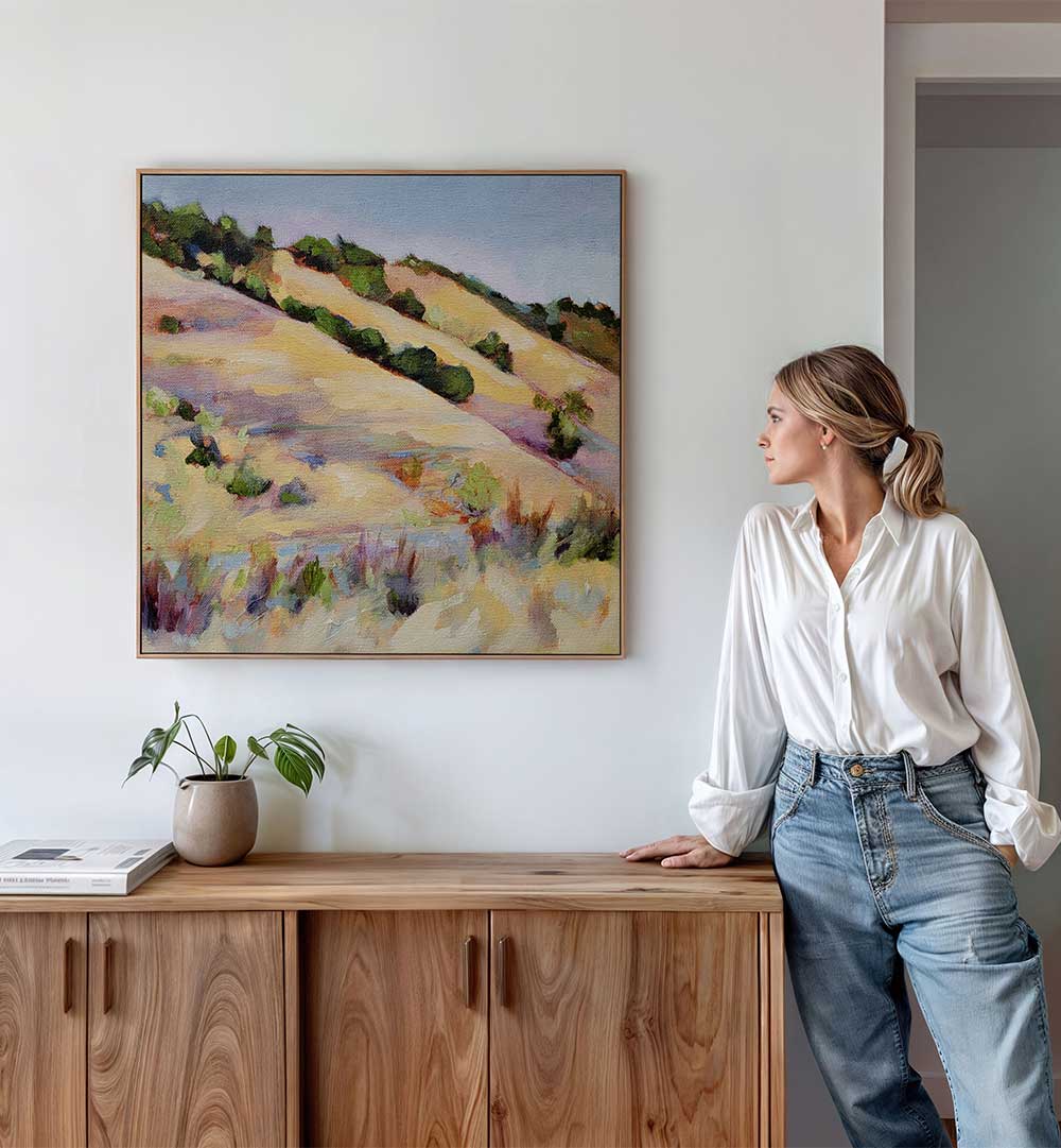 CENTRAL COAST , LANDSCAPE PAINTINGS