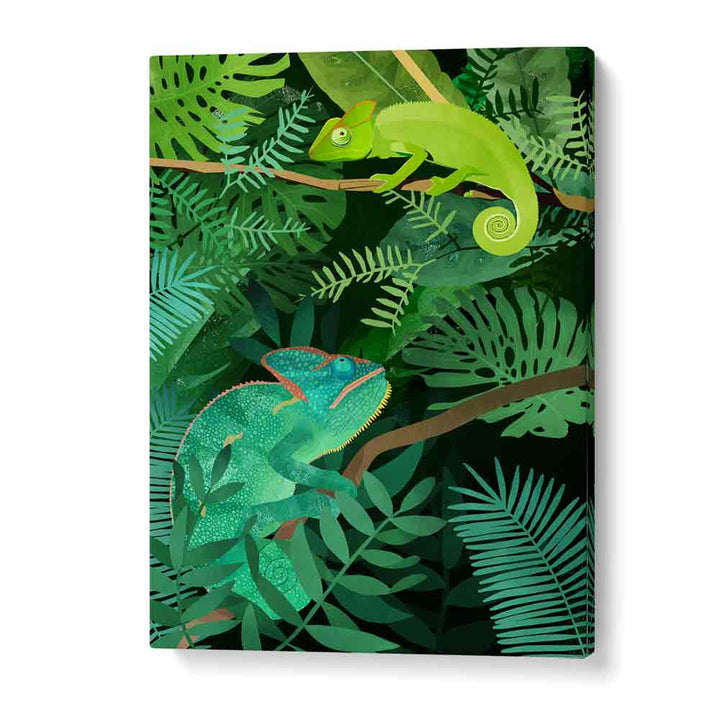 Chameleons By Goed Blauw Kids Room Paintings Kids Room Wall Art in Gallery Wrap