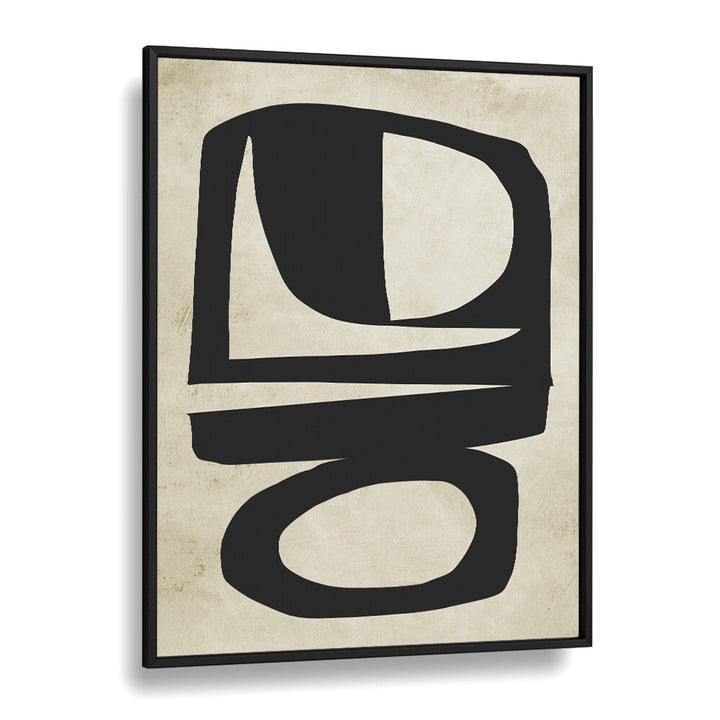 Chance By Dan Hobday Abstract Art Abstract Paintings in Black Plain Frame