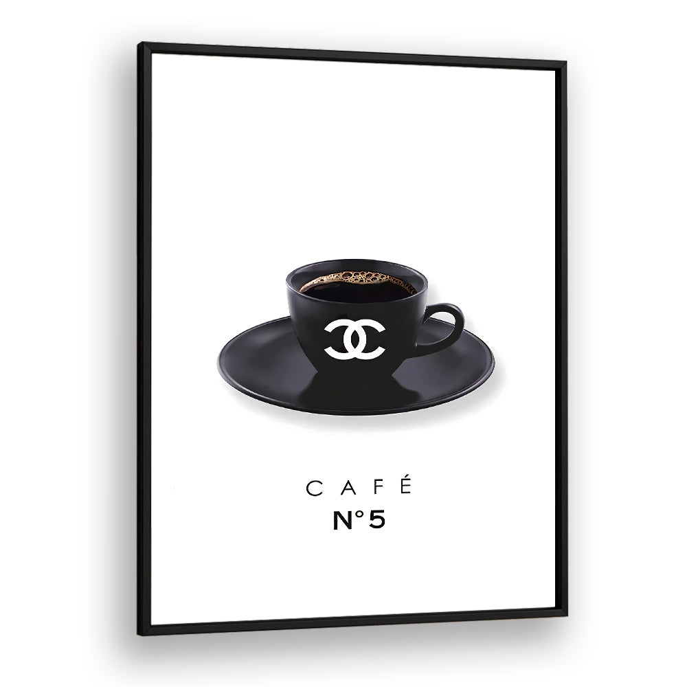 Chanel Cafe Cafe Art Prints Cafe Posters in Black Plain Frame