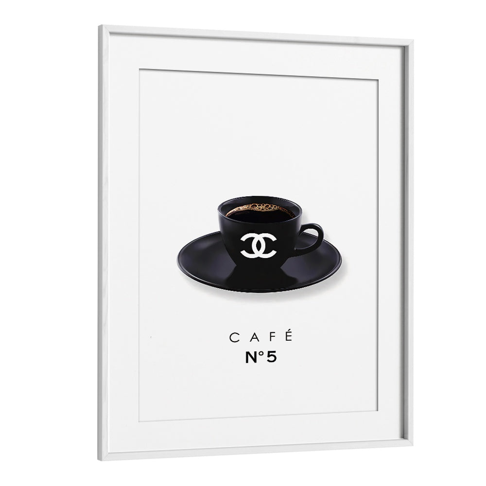 Chanel Cafe Cafe Art Prints Cafe Posters in White Frame With Mount