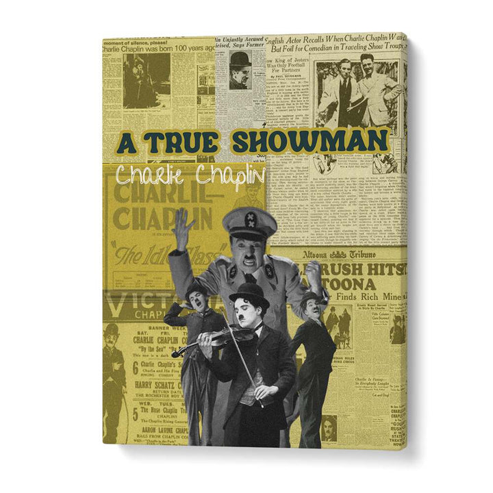 Charlie Chaplin By Grishma Korjani Movie Posters in Gallery Wrap