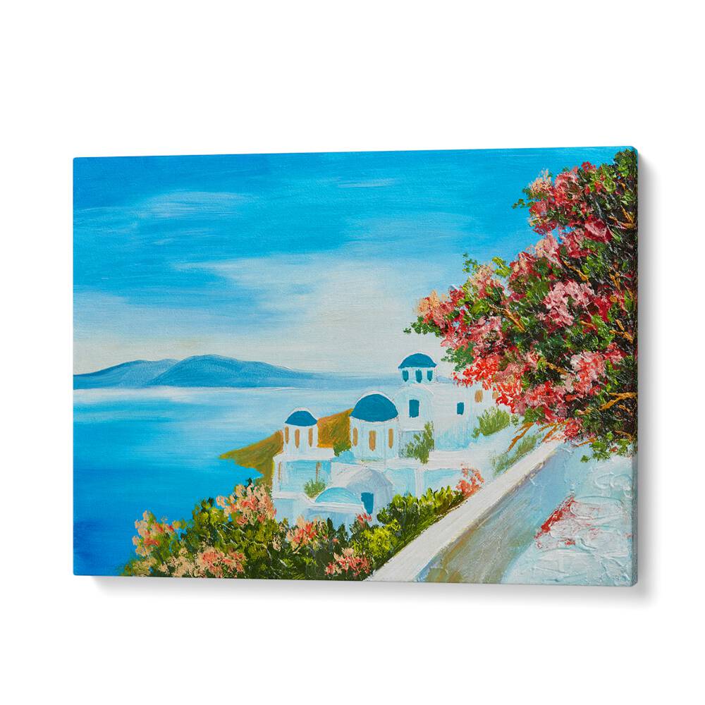 Charming Contrast Vintage European Paintings in Gallery Wrap