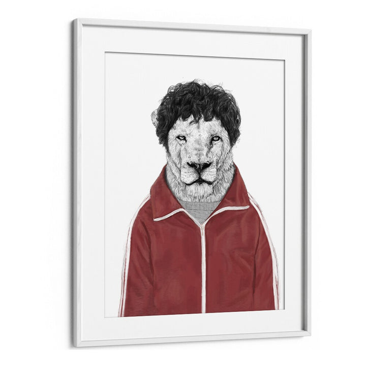 Chas By Balazs Solti Kids Room Art in White Frame With Mount