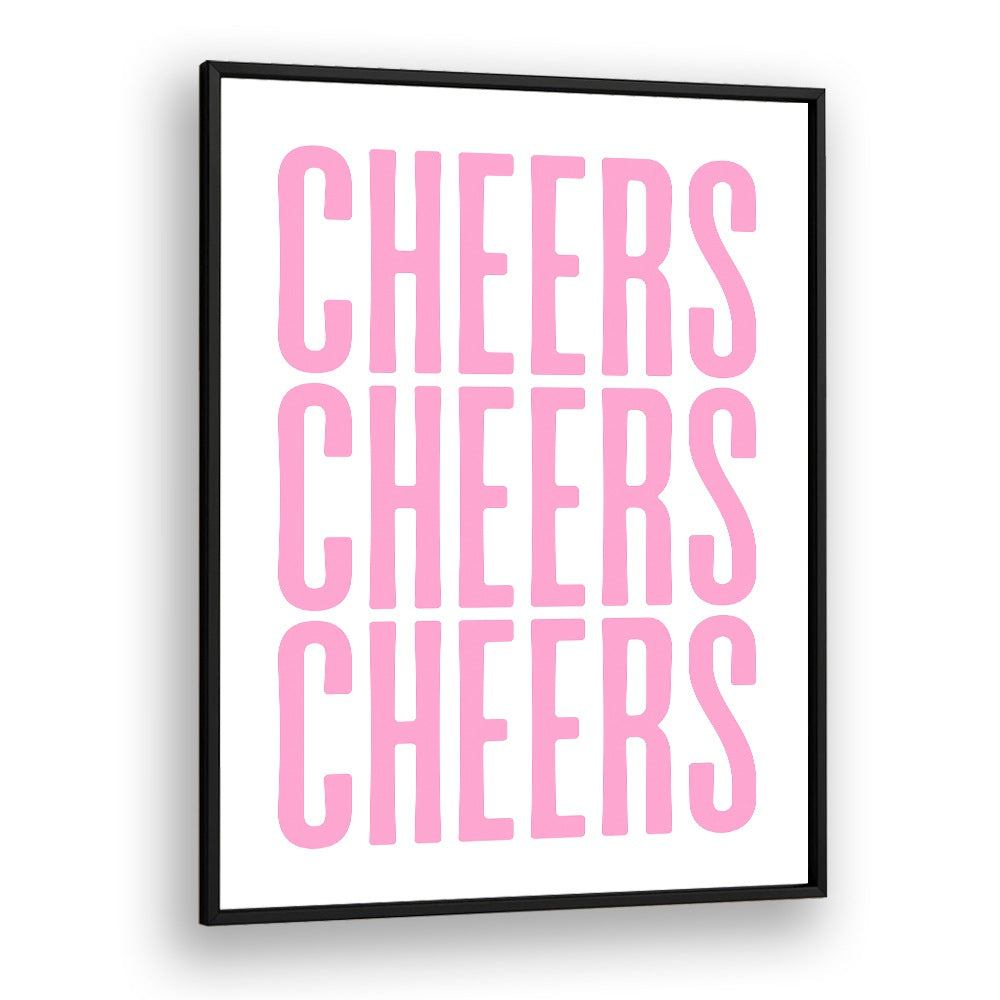 Cheers by Athene Fritsch Cafe Art Prints Cafe Posters in Black Plain Frame