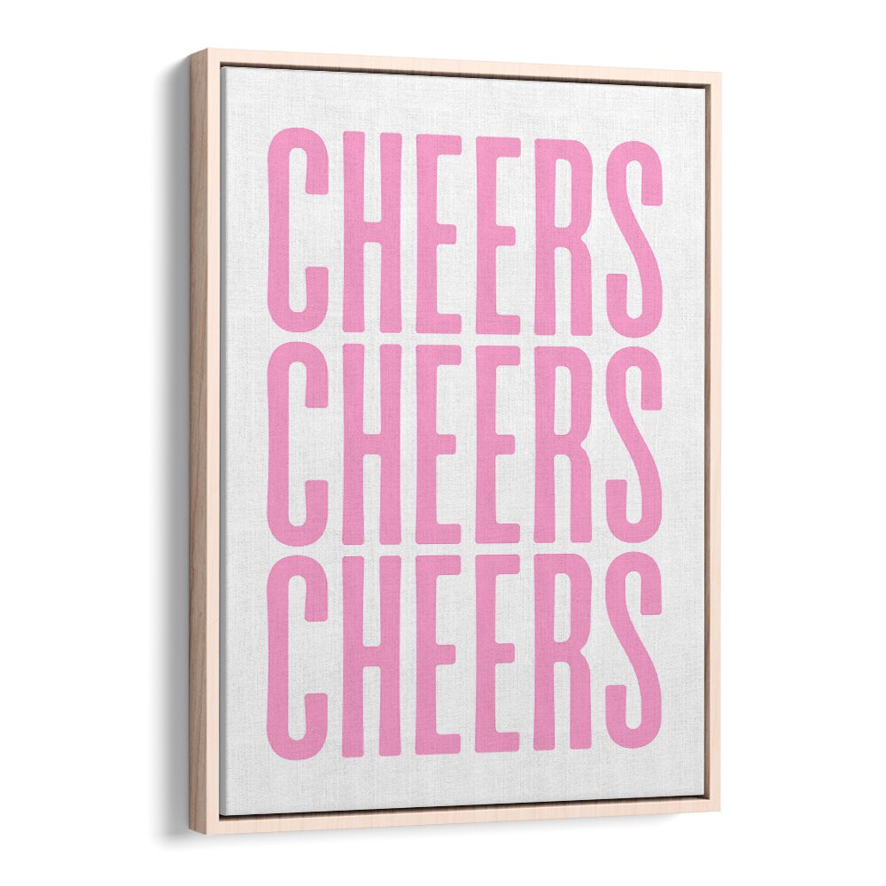 Cheers by Athene Fritsch Cafe Art Prints Cafe Posters in Oak Wood Floater Frame