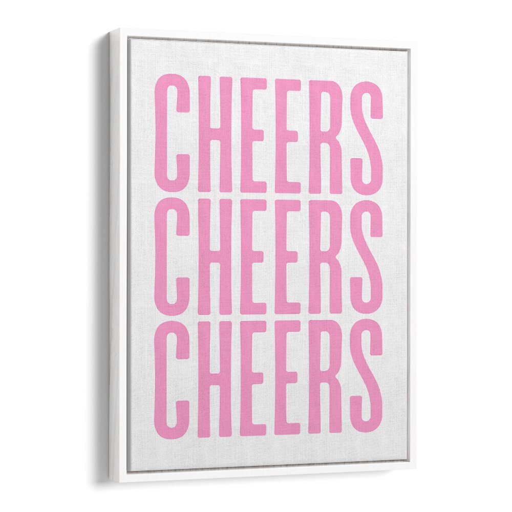 Cheers by Athene Fritsch Cafe Art Prints Cafe Posters in White Floater Frame