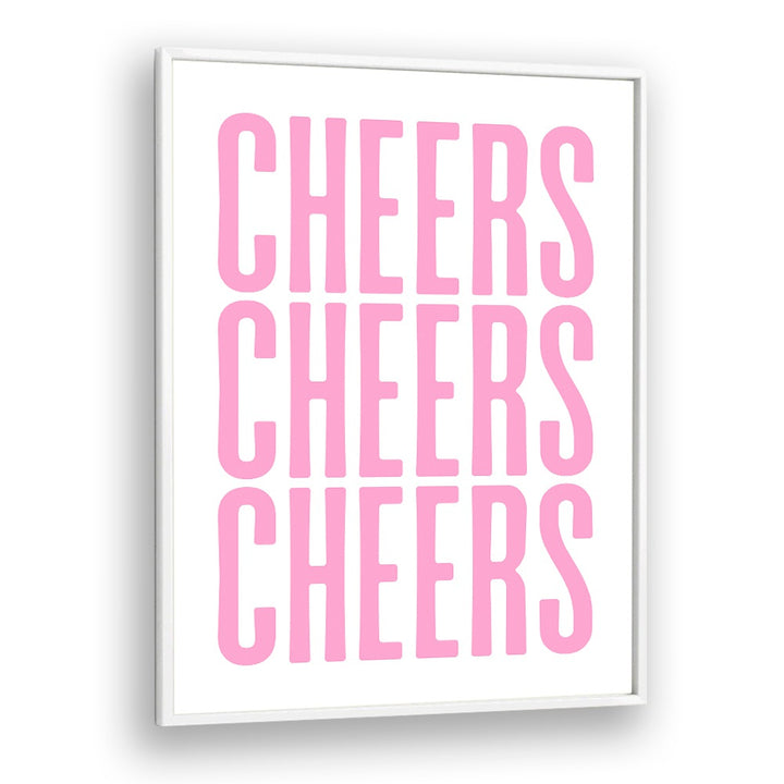 Cheers by Athene Fritsch Cafe Art Prints Cafe Posters in White Plain Frame