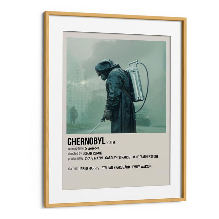 Chernobyl 2019 i Movie Posters in Oak Wood Frame With Mount