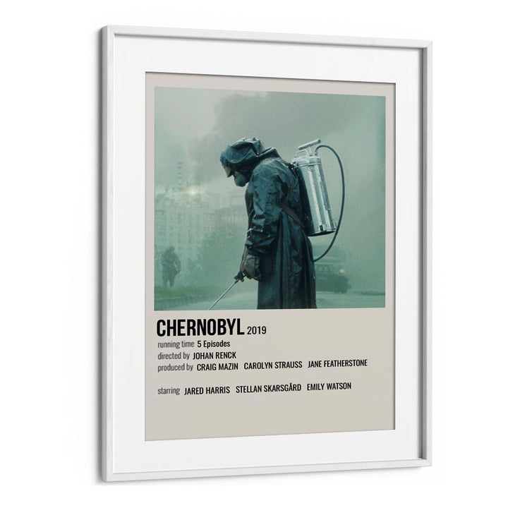 Chernobyl 2019 i Movie Posters in White Frame With Mount