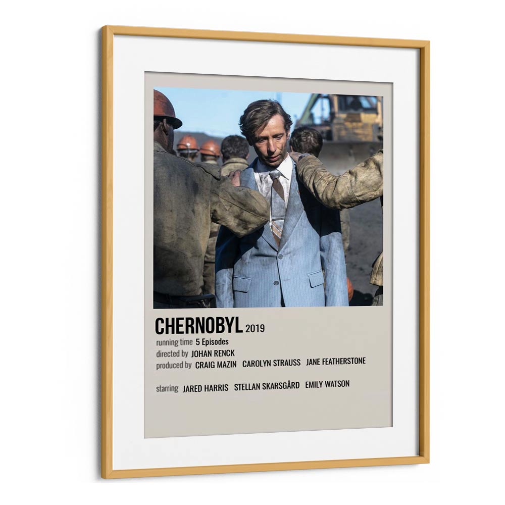 Chernobyl 2019 ii Movie Posters in Oak Wood Frame With Mount