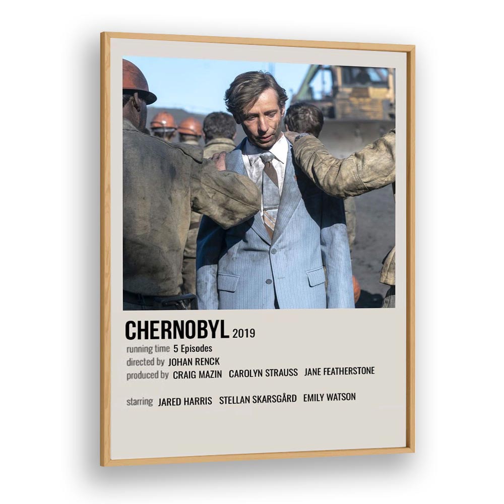 Chernobyl 2019 ii Movie Posters in Oak Wood Plain Frame