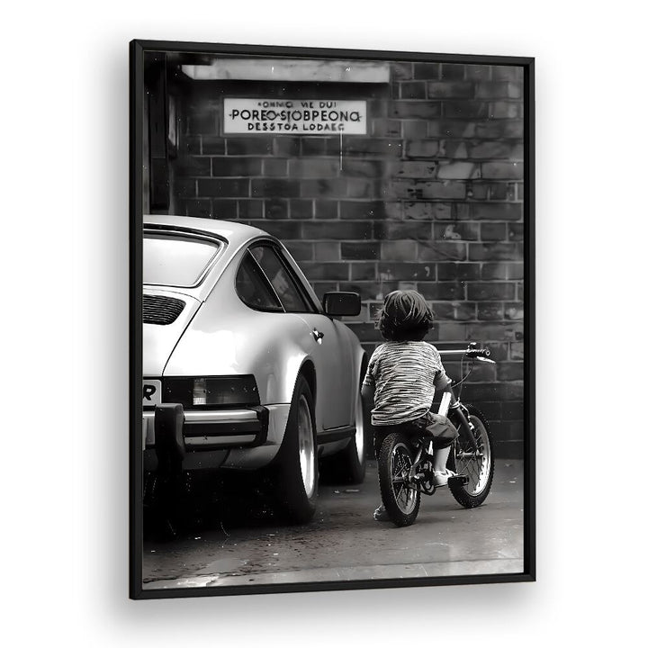 Childhood Dreams Street Photography Fine Art Photography in Black Plain Frame