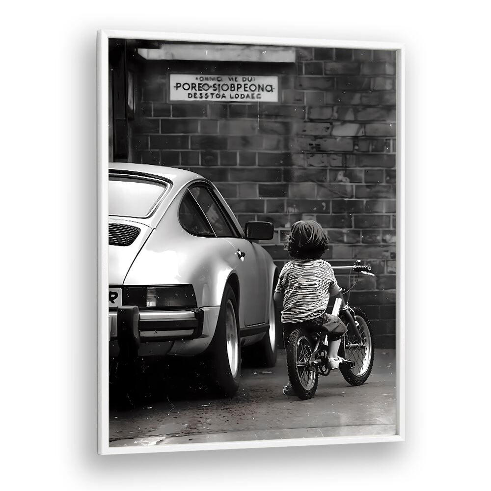 Childhood Dreams Street Photography Fine Art Photography in White Plain Frame