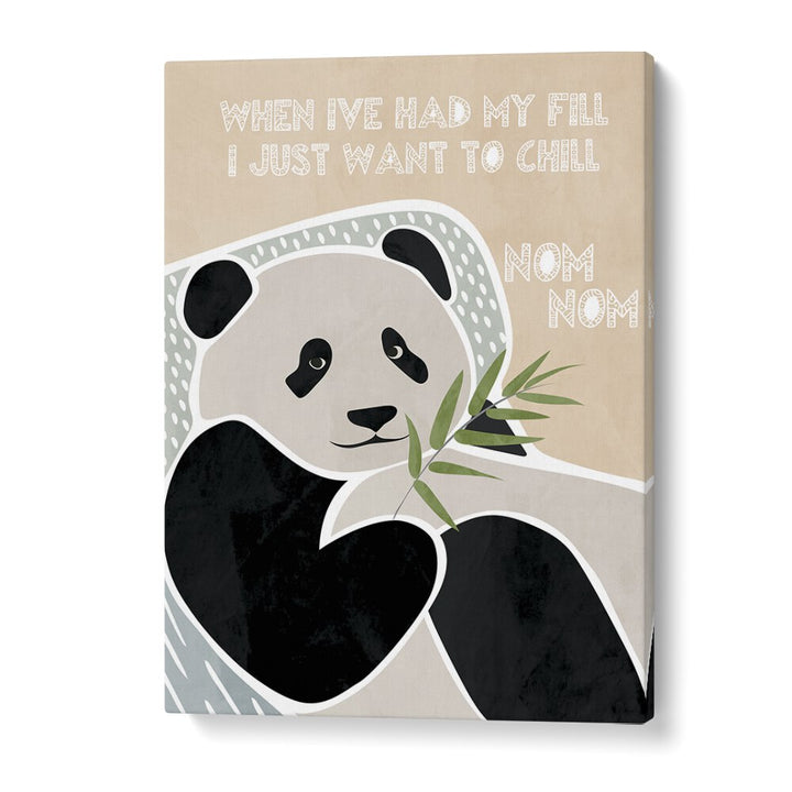 Childrens Panda Typography By Sarah Manovski Kids Room Art in gallary wrap