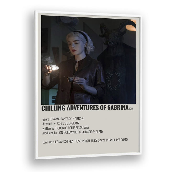 Chilling Adventure Of Sabrina Movie Posters in White Plain Frame