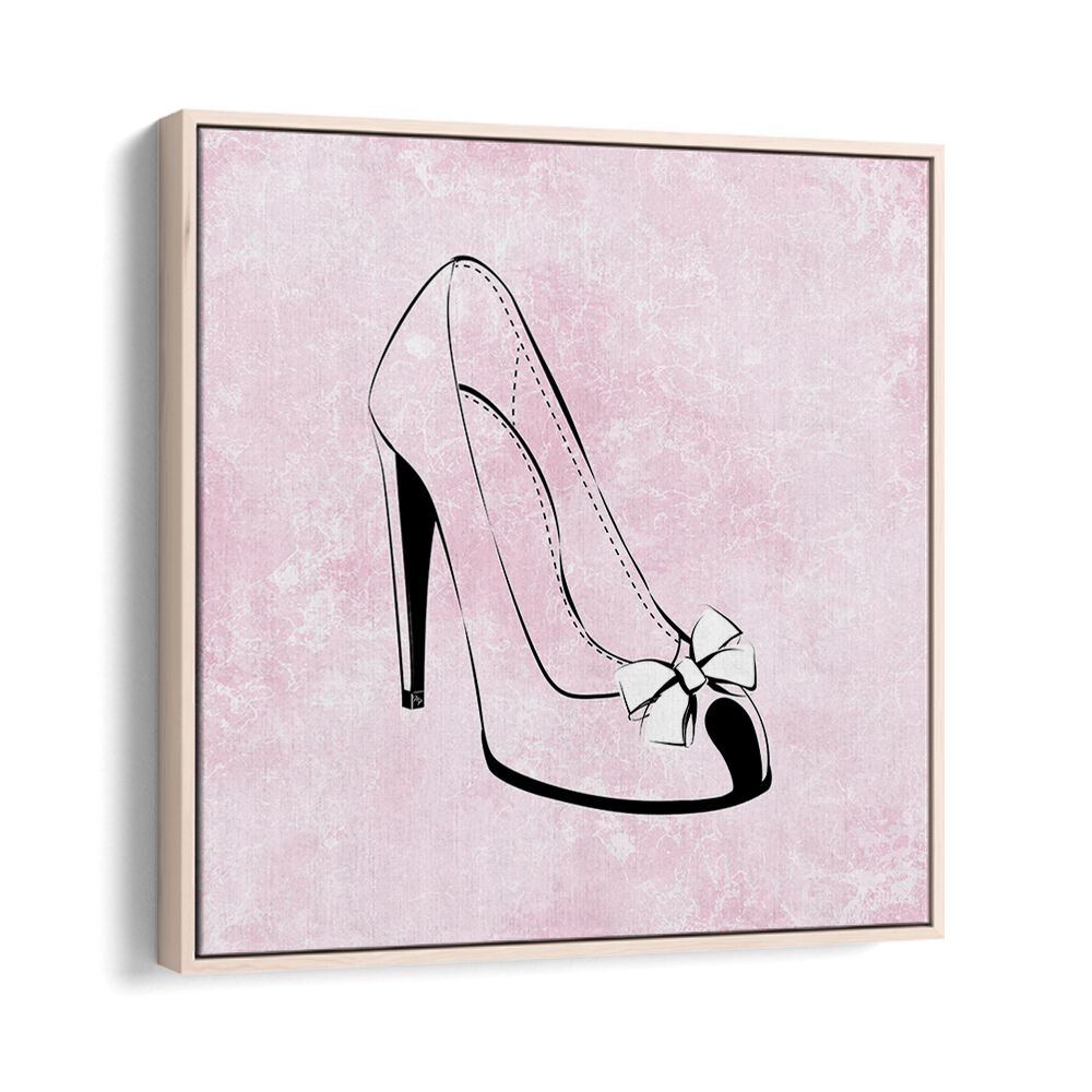 Cinderella by Martina Fashion Paintings Fashion Posters in Oak Wood Floater Frame