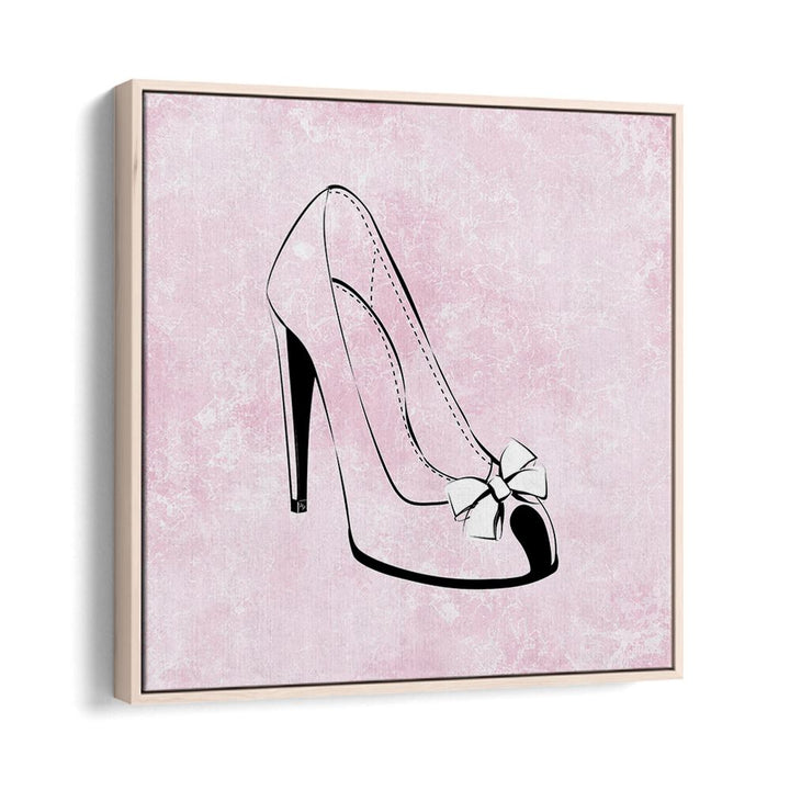 Cinderella by Martina Fashion Paintings Fashion Posters in Oak Wood Floater Frame