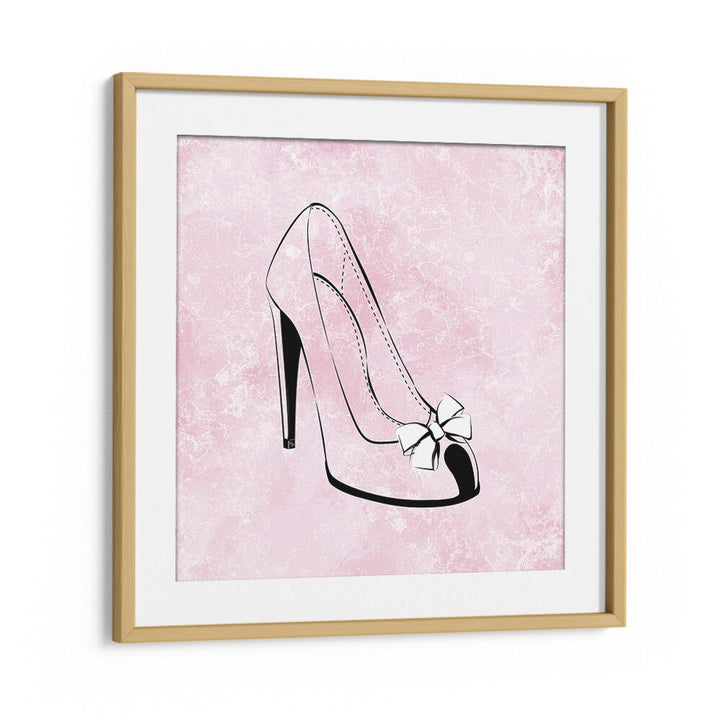 Cinderella by Martina Fashion Paintings Fashion Posters in Oak Wood Frame With Mount