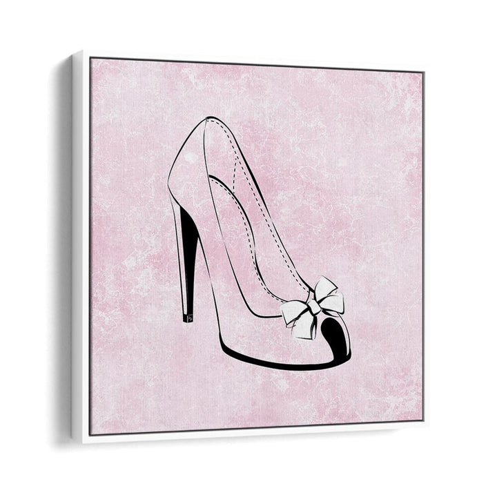 Cinderella by Martina Fashion Paintings Fashion Posters in White Floater Frame