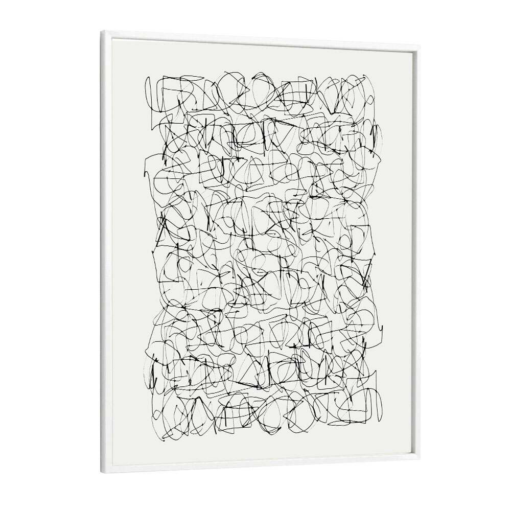 Circuitry By Dan Hobday Abstract Art Abstract Paintings in White Plain Frame