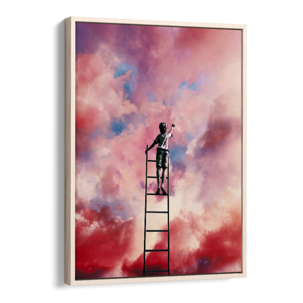 Elevate your space with CLOUD PAINTER, SURREAL ART PRINTS by Taudalpoi, showcasing vibrant sky-inspired artwork.