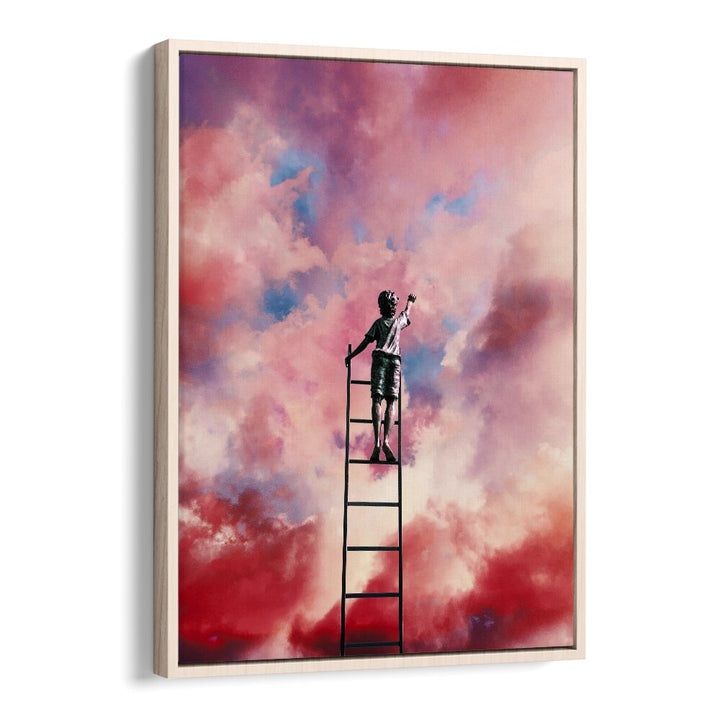 Elevate your space with CLOUD PAINTER, SURREAL ART PRINTS by Taudalpoi, showcasing vibrant sky-inspired artwork.
