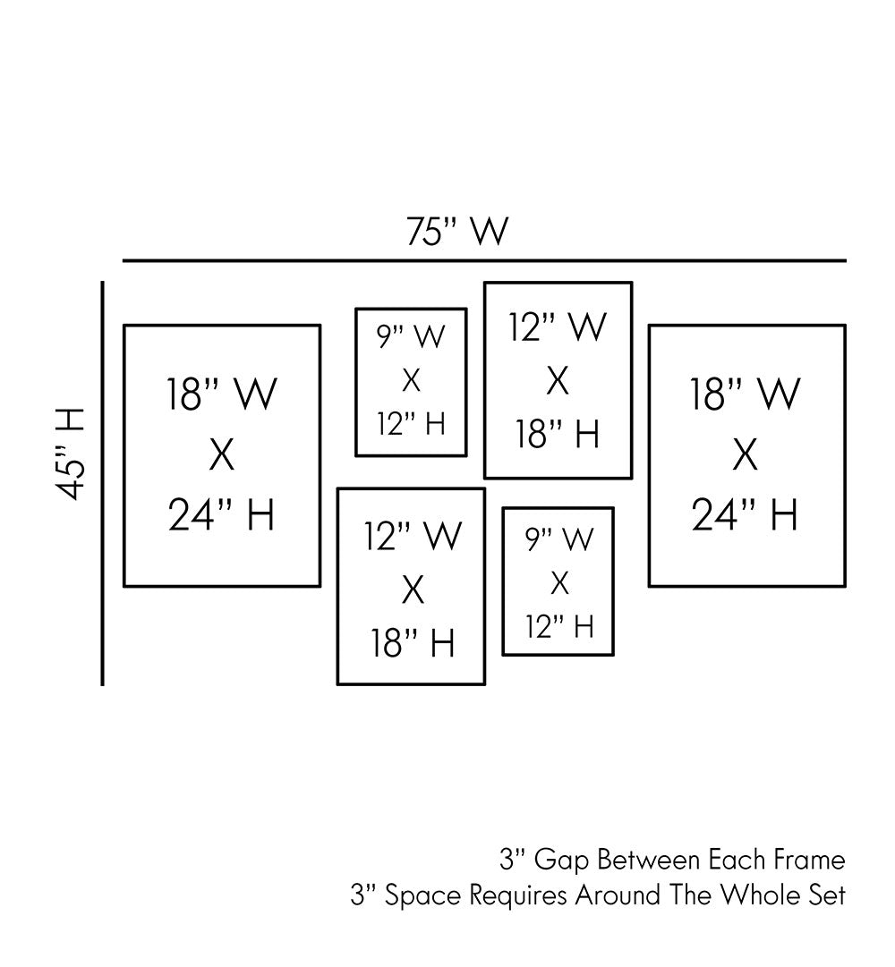 COASTAL CHARM GALLERY WALL , GALLERY WALLS & SETS