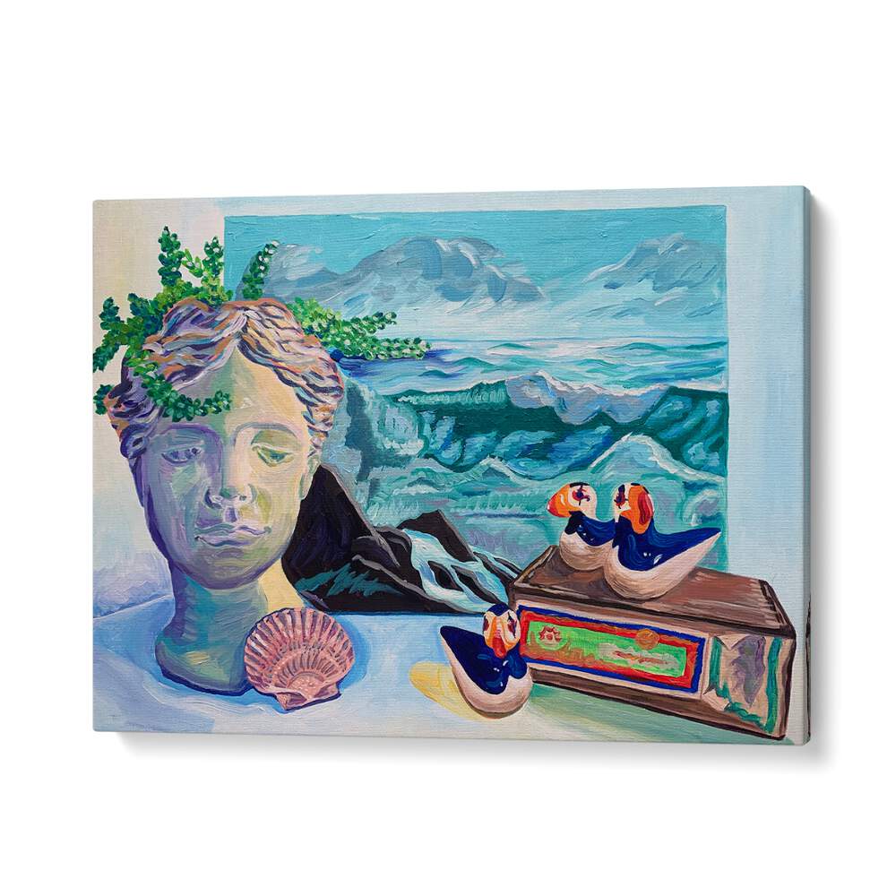 Coastal Still Life By Key And Sea Creative Art Print in Gallery Wrap