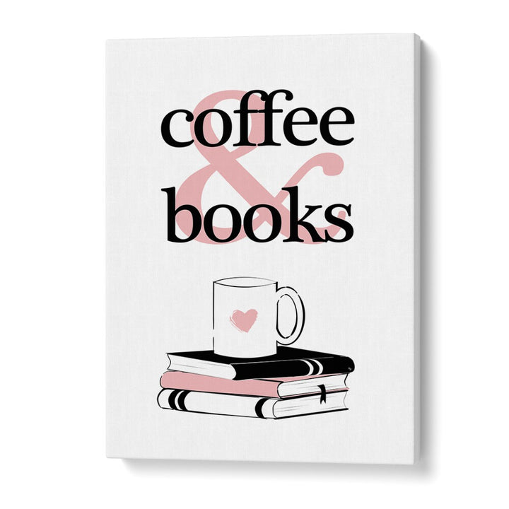 Coffee and Books by Martina Cafe Art Prints in Gallery Wrap