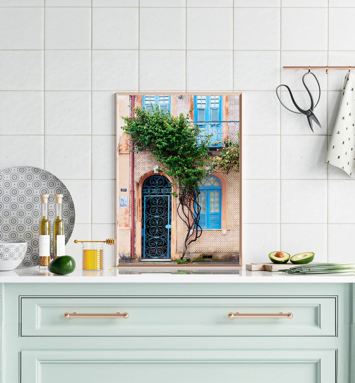 COLONIAL FACADE IN SALVADOR DE BAHIA   , BEACH PAINTINGS