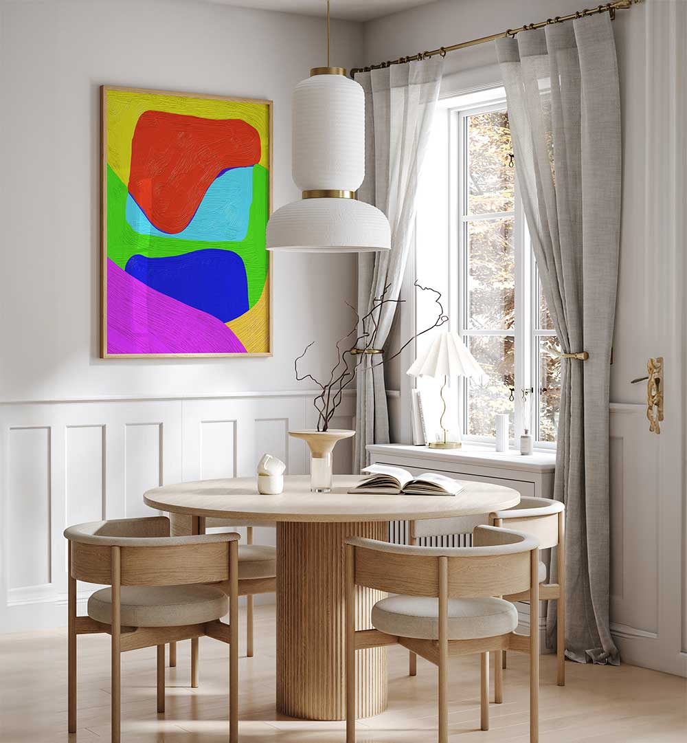 COLOR BLOCKS , ABSTRACT PAINTINGS