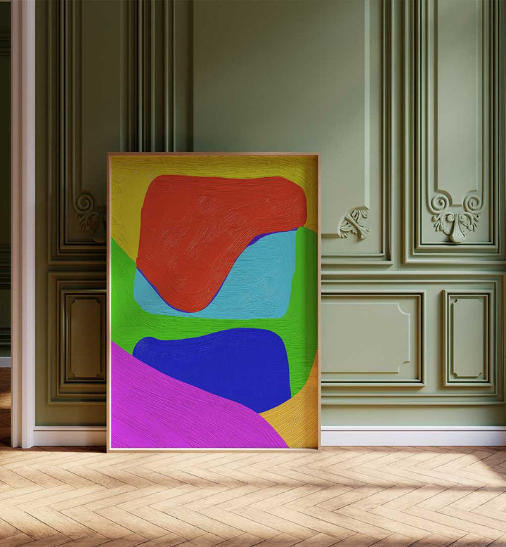 COLOR BLOCKS , ABSTRACT PAINTINGS