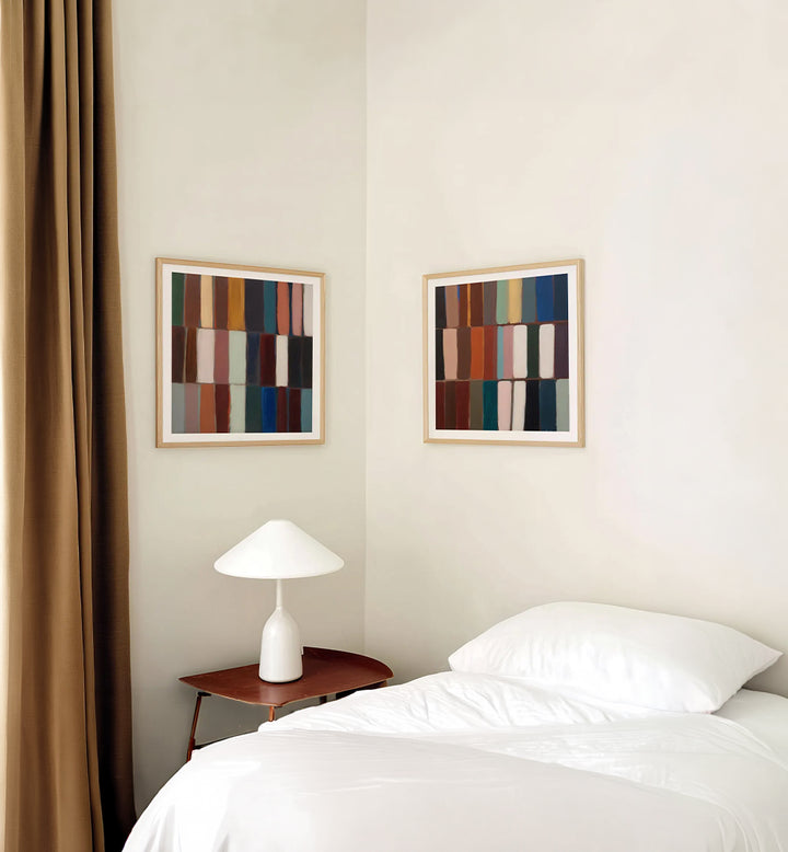 COLORFIELD LIVING, SET OF 2 PAINTINGS